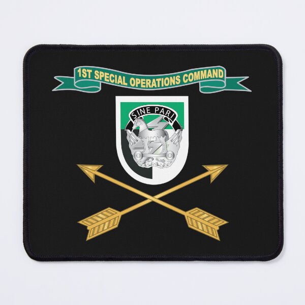 Item preview, Army - 1st Special Operations Command (SOCOM) Flash w Ribbon - Br X 300 designed and sold by Military Insignia Products.