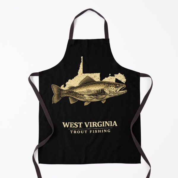 Item preview, West Virginia Trout Fishing Shirt – WV Fly Fishing Tee, Trout Angler Design, Vintage Fishing Shirt, Fisherman Gift designed and sold by WildWonderfulWear.