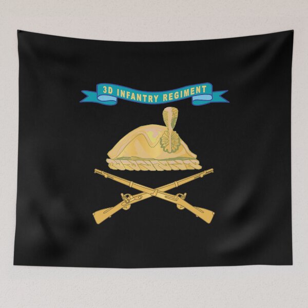 Item preview, Army - 3d Infantry Regiment - DUI w Ribbon - Br X 300 designed and sold by Military Insignia Products.