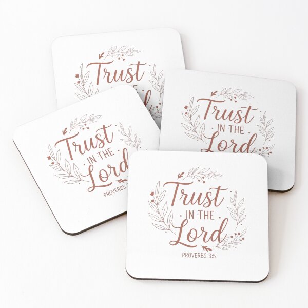 Item preview, Trust in the Lord Sticker – Proverbs 3:5 Bible Verse – Boho Christian Neutral Decal designed and sold by Illustrated Faith.
