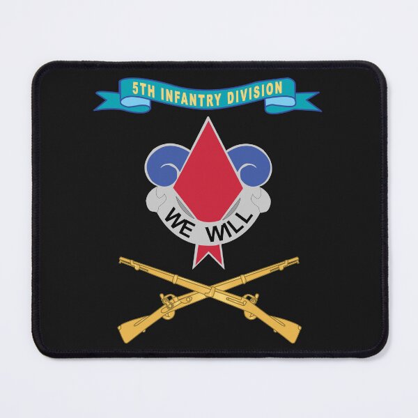 Item preview, Army - 5th Infantry Division - DUI w Ribbon - Br X 300 designed and sold by Military Insignia Products.