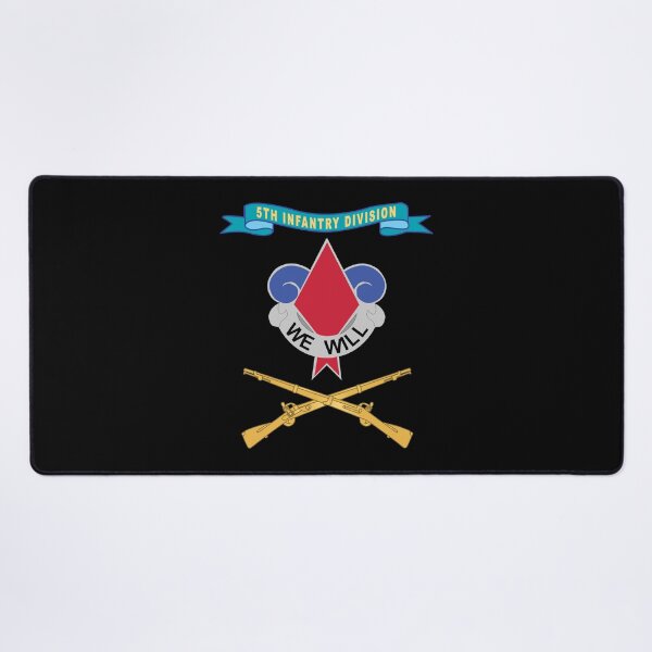 Item preview, Army - 5th Infantry Division - DUI w Ribbon - Br X 300 designed and sold by Military Insignia Products.