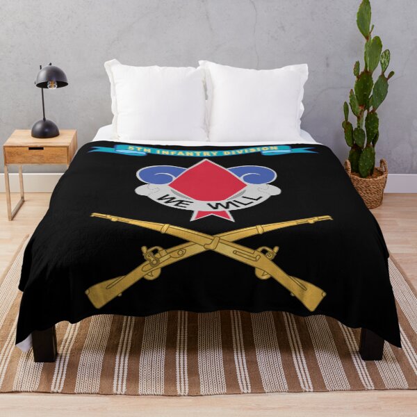 Item preview, Army - 5th Infantry Division - DUI w Ribbon - Br X 300 designed and sold by Military Insignia Products.