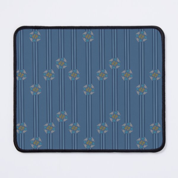 Item preview, Maryland Shore Vertical Stripes Seagulls & Shells Tan & Blue designed and sold by Digitalmyth's Designs.