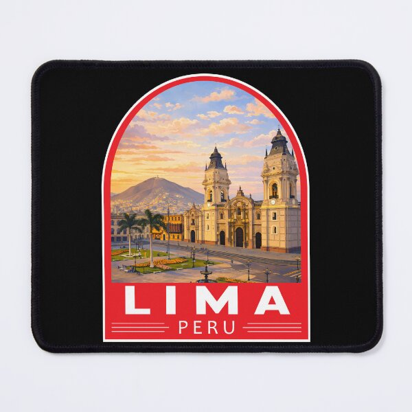 Item preview, Lima Peru Travel Art Emblem designed and sold by KrisSidDesigns.