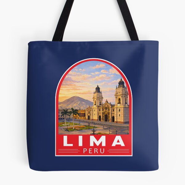 Item preview, Lima Peru Travel Art Emblem designed and sold by KrisSidDesigns.