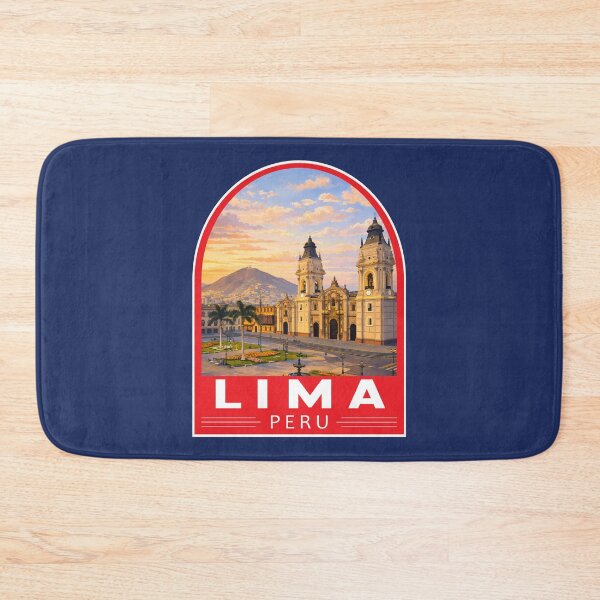 Item preview, Lima Peru Travel Art Emblem designed and sold by KrisSidDesigns.