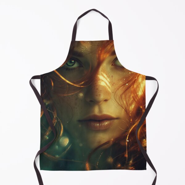 Item preview, Emerald Gaze in the Ember Veil designed and sold by oanaunciuleanu.