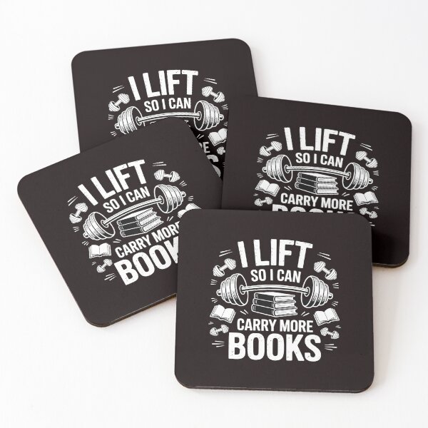 Item preview, I Lift So I Can Carry More Books – Book Lover Gym Addict Workout Design designed and sold by Redgiant87x.