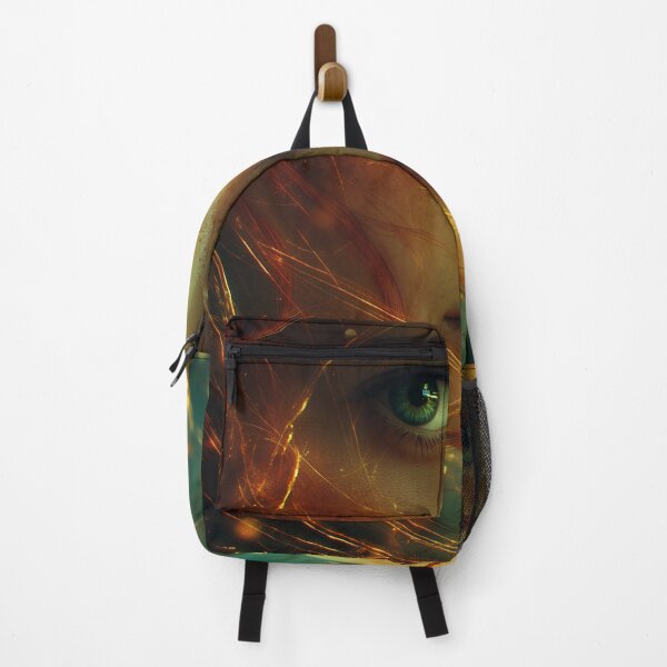 Item preview, Emerald Gaze in the Ember Veil designed and sold by oanaunciuleanu.