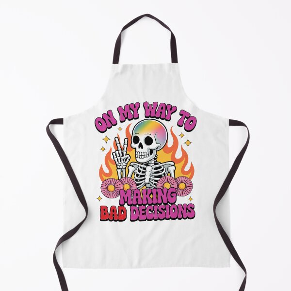 Item preview, Oh My Way To Making Bad Decisions - Skeleton Graphic Tee designed and sold by Maniutek.
