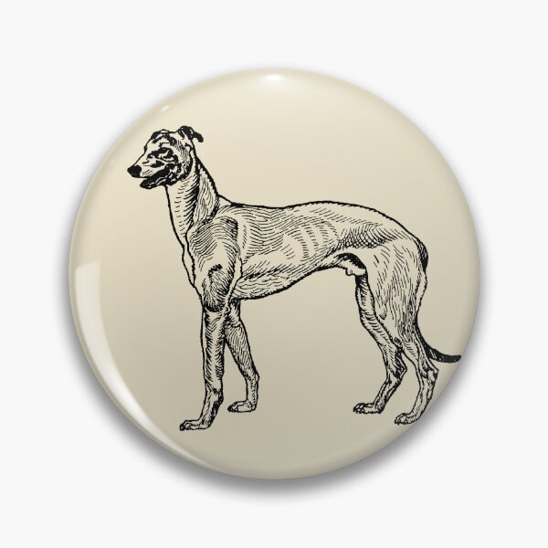 Aperçu de l'œuvre Greyhound – Illustration vintage inspirée par Moriz Jung créée et vendue par Alkaravan Creators.