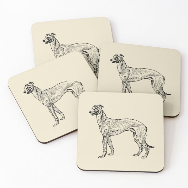 Item preview, Greyhound – Vintage Illustration Inspired by Moriz Jung designed and sold by Alkaravan Creators.