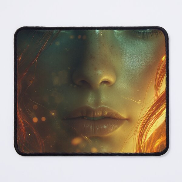 Item preview, Emerald Gaze in the Ember Veil designed and sold by oanaunciuleanu.