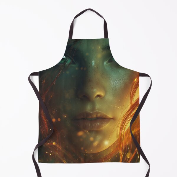 Item preview, Emerald Gaze in the Ember Veil designed and sold by oanaunciuleanu.