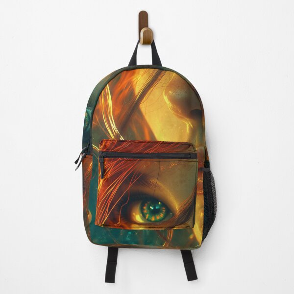 Item preview, Emerald Gaze in the Ember Veil designed and sold by oanaunciuleanu.