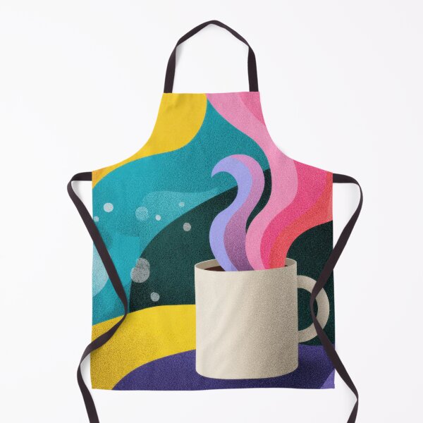Item preview, Steaming colorful coffee cup designed and sold by anytka.