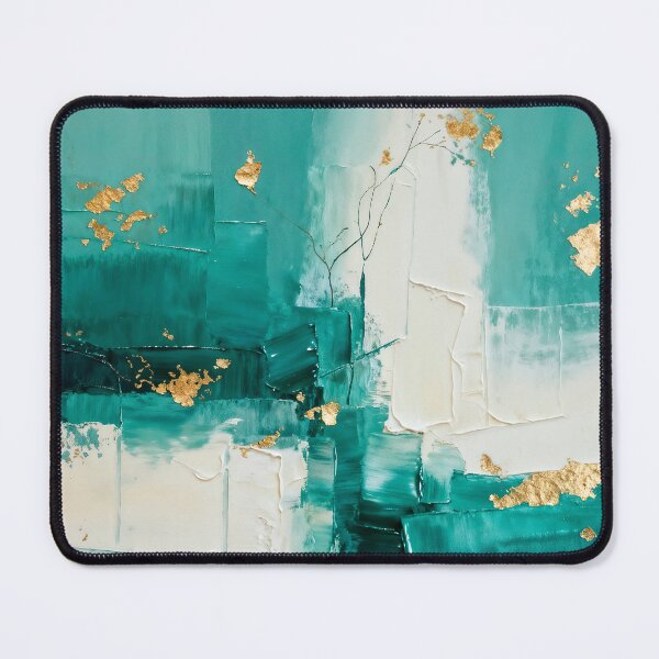 Item preview, Abstract design in turquoise and gold designed and sold by paulrommer.