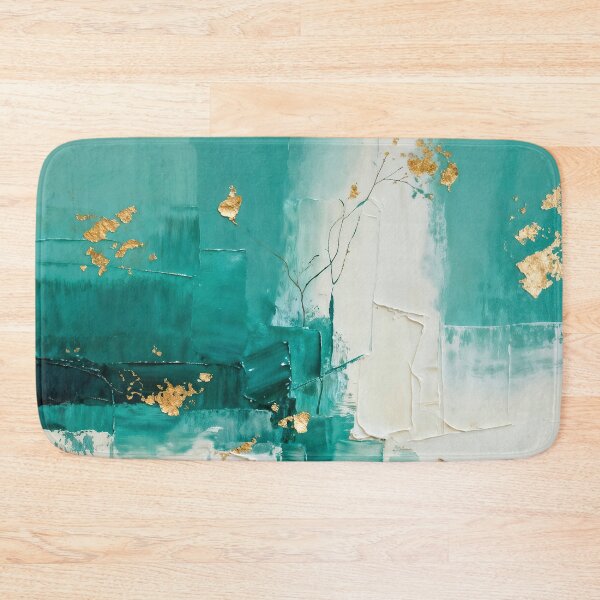 Item preview, Abstract design in turquoise and gold designed and sold by paulrommer.