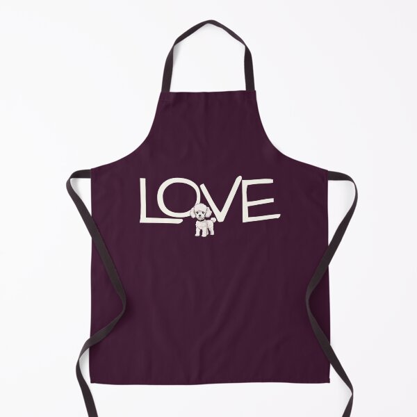 Item preview, Love Poodle - White edition designed and sold by Teacuppupdesign.