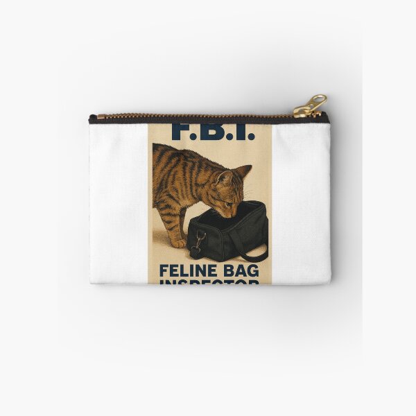 Item preview, FBI - Feline Bag Inspector designed and sold by Red Panda Gifts.