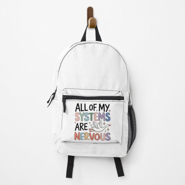 Item preview, All Of My Systems Are Nervous High Functioning Anxiety Cute Bird designed and sold by Ladys-Gents.