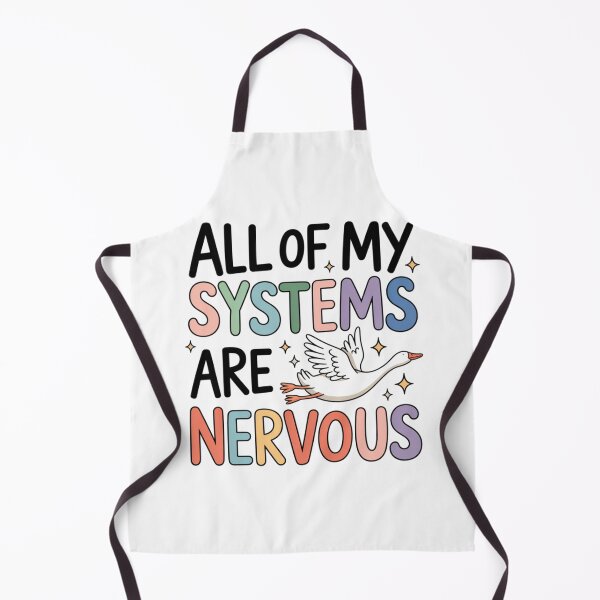 Item preview, All Of My Systems Are Nervous High Functioning Anxiety Cute Bird designed and sold by Ladys-Gents.