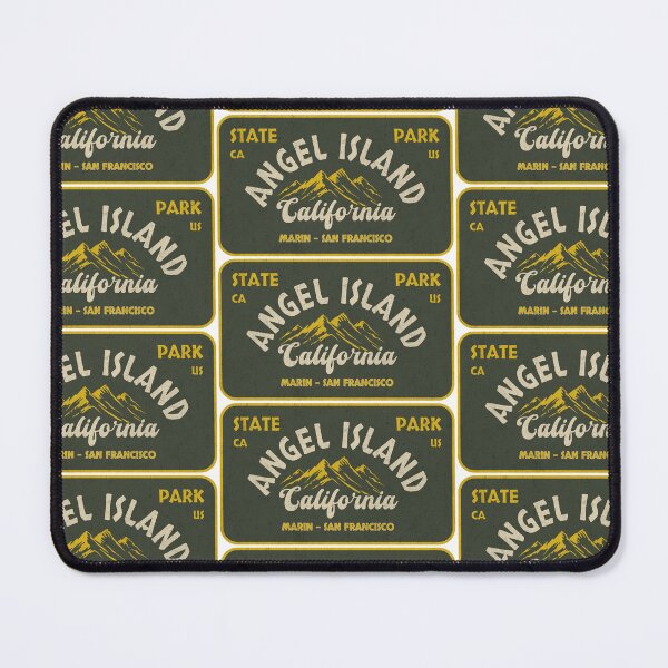 Item preview, Angel Island State Park, Marin - San Francisco, California, badge design designed and sold by Wanderful-roads.
