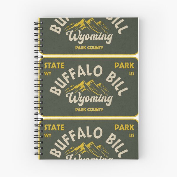 Item preview, Buffalo Bill State Park, Park County, Wyoming, badge design designed and sold by Wanderful-roads.