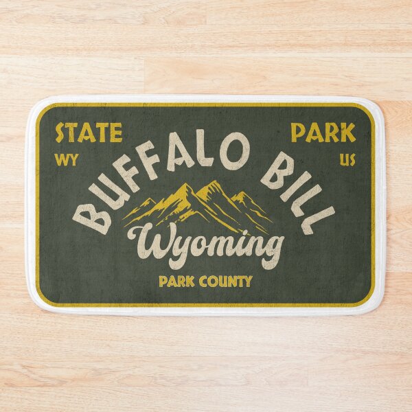 Item preview, Buffalo Bill State Park, Park County, Wyoming, badge design designed and sold by Wanderful-roads.