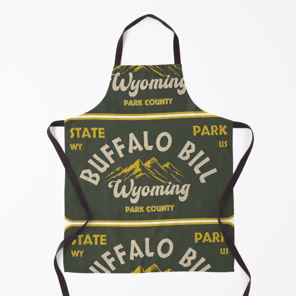 Item preview, Buffalo Bill State Park, Park County, Wyoming, badge design designed and sold by Wanderful-roads.