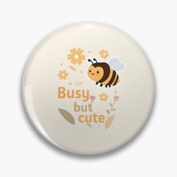 Item preview, Busy But Cute Bee - Aesthetic Honey Bee Illustration designed and sold by VeroChaos.