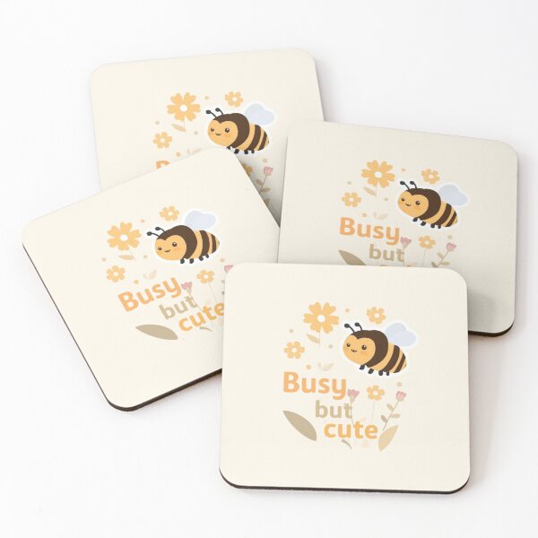 Item preview, Busy But Cute Bee - Aesthetic Honey Bee Illustration designed and sold by VeroChaos.