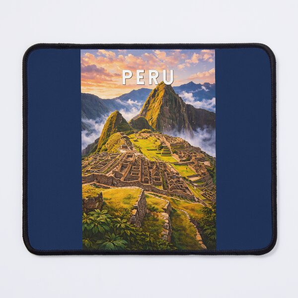 Item preview, Peru Illustration Travel Art Vintage designed and sold by KrisSidDesigns.