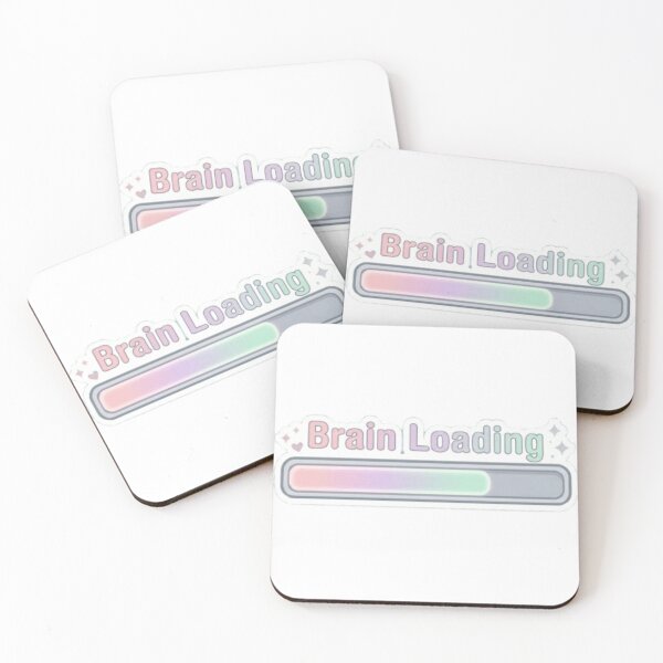 Item preview, Brain Loading Funny Meme Sticker designed and sold by CutePlix.