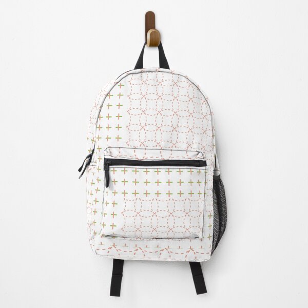 Item preview, Sashiko Inspired Geometric Stitch Pattern – Minimal Japanese Textile Design designed and sold by SurfaceLab.