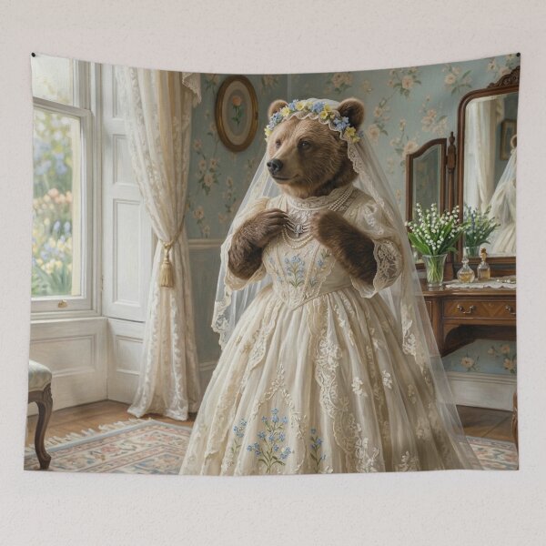 Item preview, The Springtide Vow | Edwardian Bear Bride designed and sold by Englandbear.