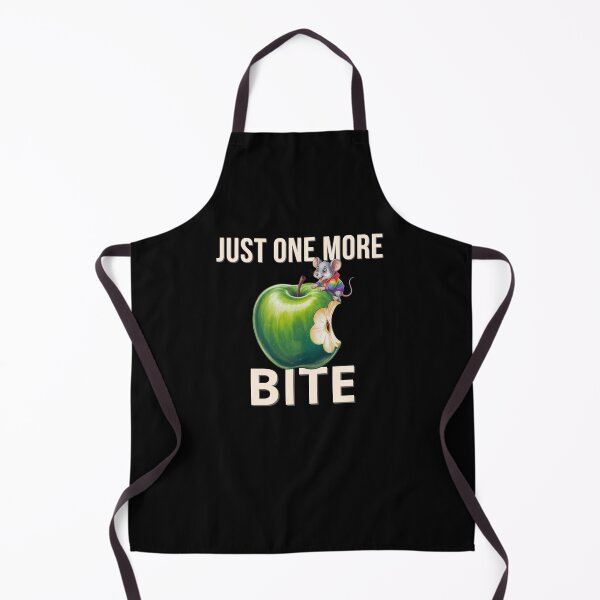 Item preview, Cute Mouse Eating Apple - Just One More Bite Funny Food Lover Shirt designed and sold by Wild Pixel Studio.