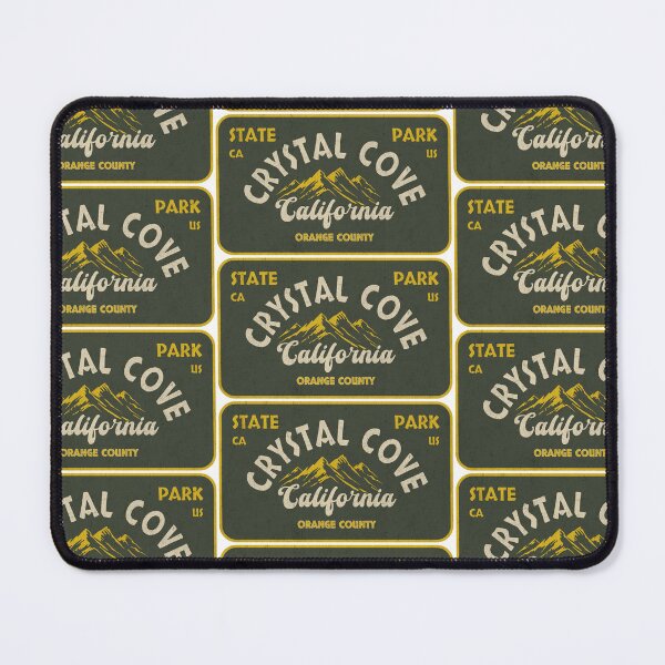 Item preview, Crystal Cove State Park, Orange County, California, badge design designed and sold by Wanderful-roads.