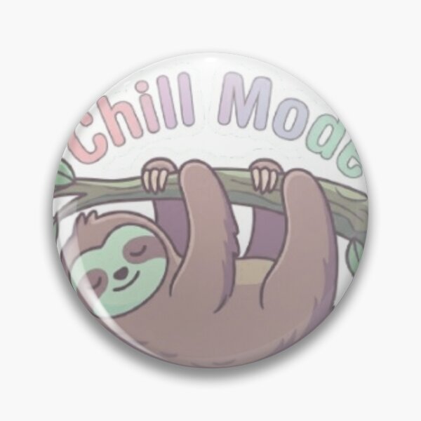Item preview, Chill Mode Sloth Sticker designed and sold by CutePlix.