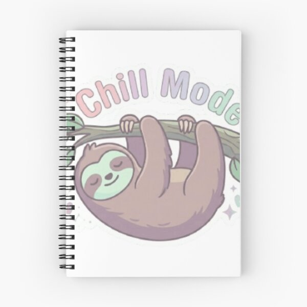 Item preview, Chill Mode Sloth Sticker designed and sold by CutePlix.