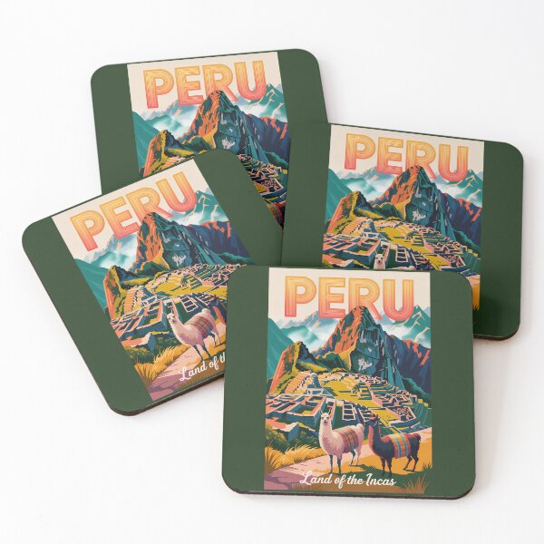 Item preview, Peru Machu Picchu Illustration Travel Art Vintage designed and sold by KrisSidDesigns.