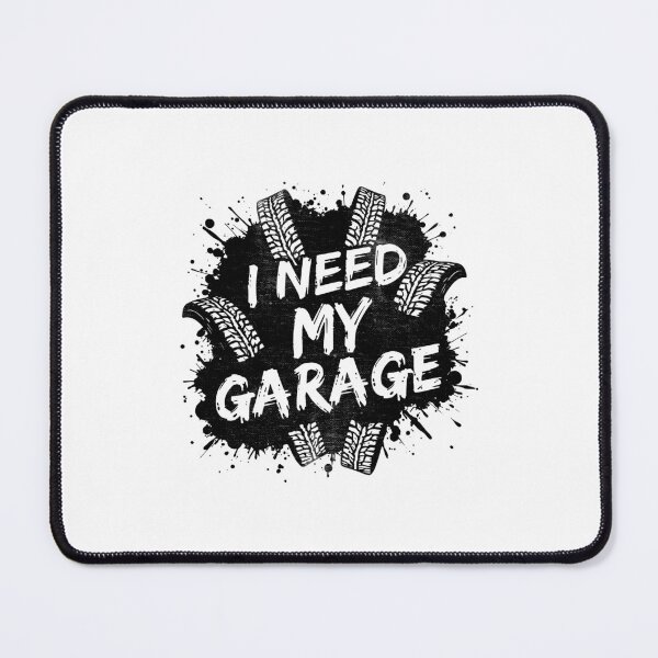 Item preview, I Need My Garage Time - Funny Car Mechanic Engineer Humor designed and sold by gunaone-design.