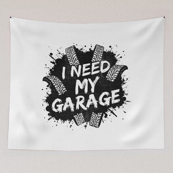Item preview, I Need My Garage Time - Funny Car Mechanic Engineer Humor designed and sold by gunaone-design.