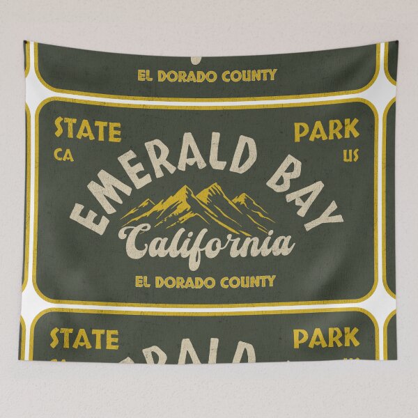 Item preview, Emerald Bay State Park, El Dorado County, California, badge design designed and sold by Wanderful-roads.