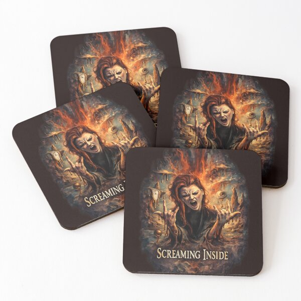 Item preview, Woman's expressing .Screaming Inside. designed and sold by Natart1004.