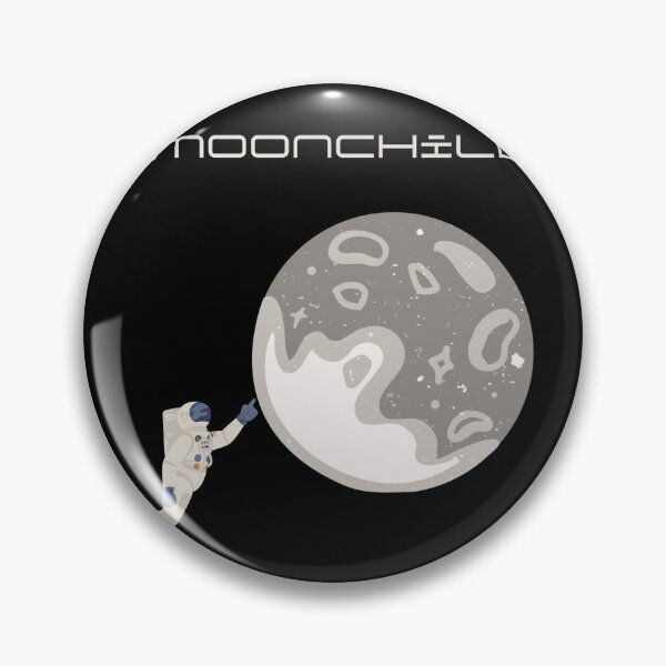 Item preview, astronaut and moon graphics designed and sold by cosmicjay9.