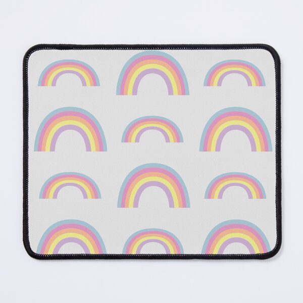Item preview, Candy Rainbows Pattern 1 - Opal White designed and sold by Daniel Bevis Design.