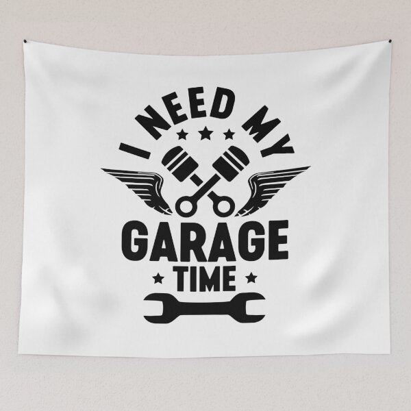 Item preview, I Need My Garage Time - Funny Mechanic Dad designed and sold by gunaone-design.
