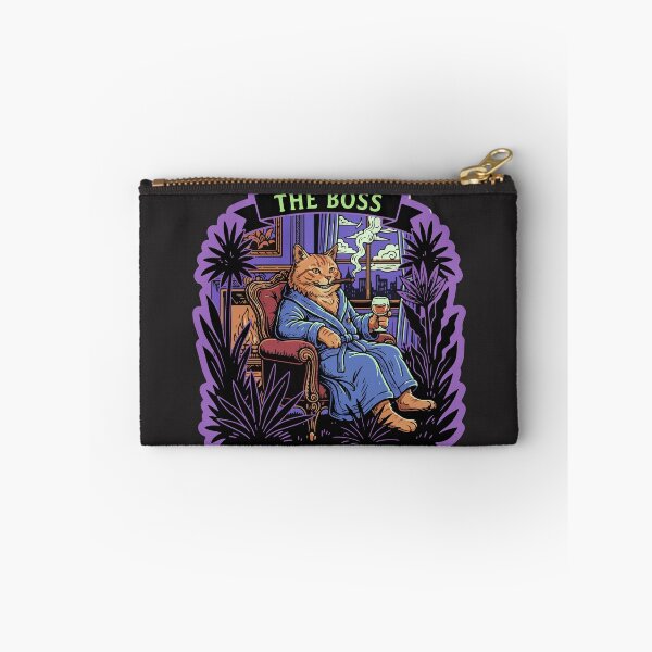 Item preview, "The Boss" Funny Mafia Orange Cat Cigar and Wine designed and sold by Cipher & Soul.